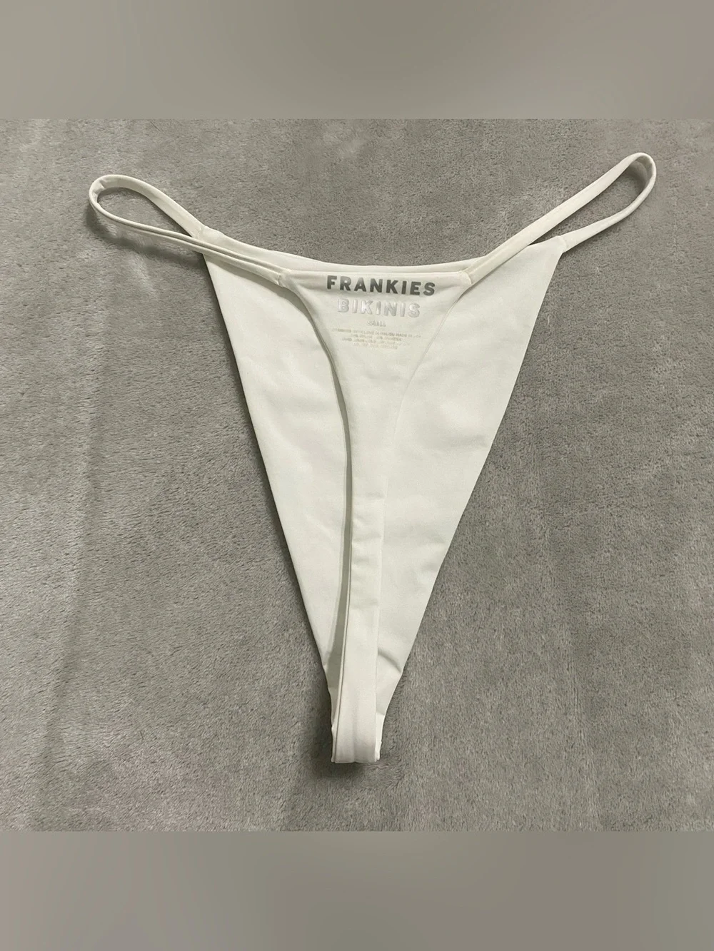 Frankies Bikinis Thong Bikini Bottoms size small